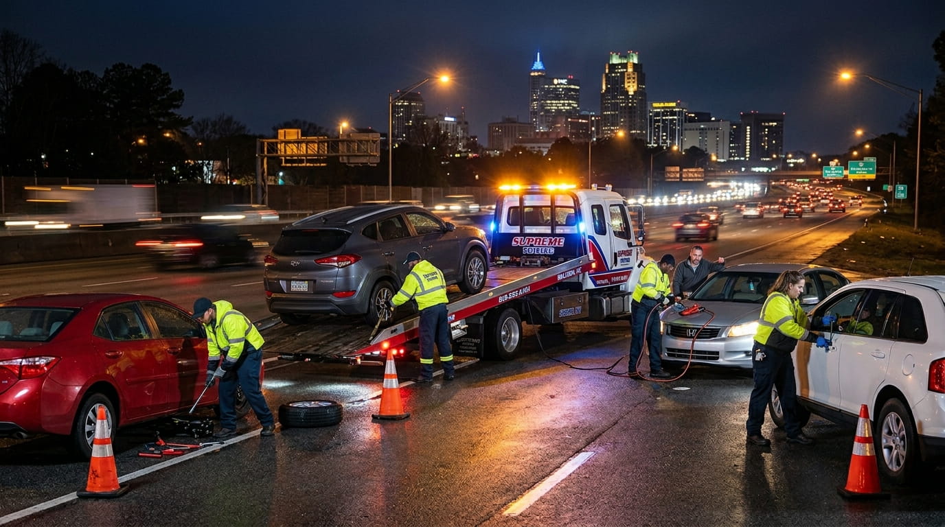 Top-Rated Towing Service Raleigh NC | Fast Emergency Response & Roadside Help