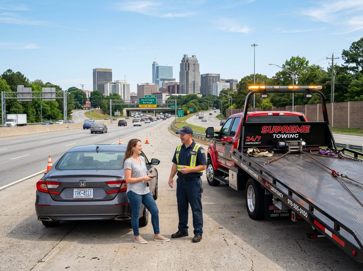 Who Provides Reliable Expert Emergency Towing for Car Breakdowns and Fast Roadside Help in Raleigh NC?