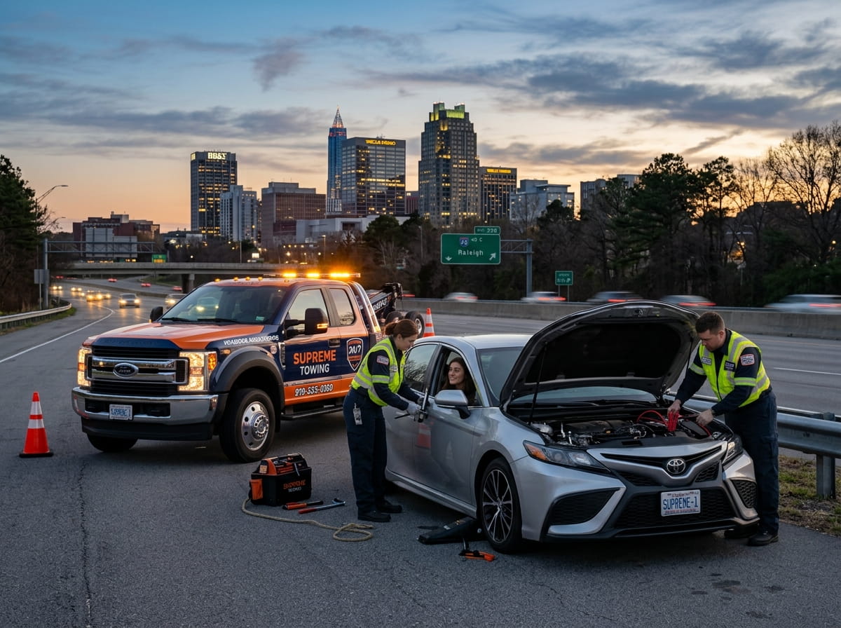 Unexpected Car Trouble in Raleigh NC? Get Fast Roadside Help When You Need It Most