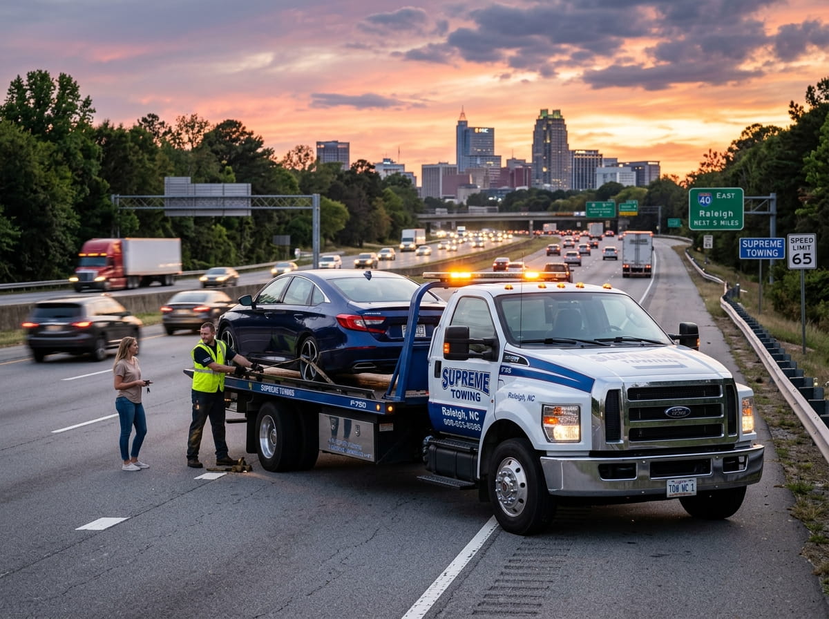 Car Stuck on a Highway in Raleigh NC? Get Fast Emergency Towing and Affordable Tow Truck Service Today