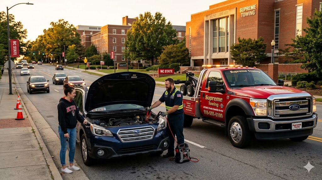 Car Won’t Start Near NC State University? Here’s Where to Get Fast Help in Raleigh NC